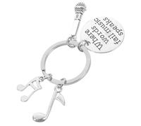 SOIMISS Llavero Musical Decorativo de Aleación, Colgante para Bolso Vintage, Accesorio de Instrumento Musical para Mujer, Adorno Multifuncional Adecuado como Obsequio para Amantes Música