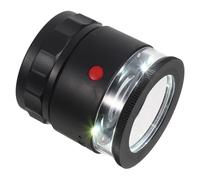 SOIMISS Lupa Para Evaluación De Monedas Herramienta De Examen Para Aficionados Lupa Con Escala LED De Aumento Ajustable