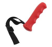 SOIMISS Mango de Repuesto para Bastón de Senderismo Rojo con Correa de Muñeca Ergonómico para Trekking y Uso Diario, Empuñadura Resistente para Bastones de Exterior, Accesorio para Ayudas