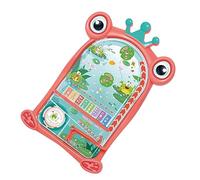 SOIMISS Máquina de Pinball para Niñas Juguete Educativo de Mesa Rosa para Desarrollar Habilidades y Coordinación Manual Infantil