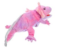 SOIMISS Marioneta Mano Salamandra Peluche Suave para Juguete Educativo Interactivo de Aprendizaje Temprano Diseño Caricatura para Contar Historias y Creativo