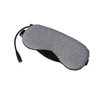 SOIMISS Máscara de Ojos de Cuero Compresa Caliente de Vapor USB para Dormir, Alivia de Cabeza, Adecuado para Casa y Viajes, Cómoda y Recargable