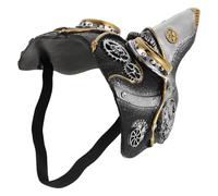 SOIMISS Máscara de Peste Negra Plaga Doctor Pájaro Steampunk para Adultos Disfraz Halloween Carnaval Diseño Detallado y Realista para Cosplay y Fiestas de Máscara