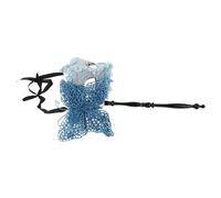 SOIMISS Máscara Veneciana con Palo Estilo Dragón y Ala Color Azul Ligera y Decorativa para Fiestas de Carnaval Baile de Graduación y Eventos de Mascarada