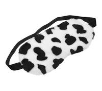 SOIMISS Máscara y Cómoda de Peluche Transpirable para Dormir para Ojos Tamaño Estándar Diseño Opaco Abertura Unisex para Piel Sensible, Adecuado para Descanso, Viaje