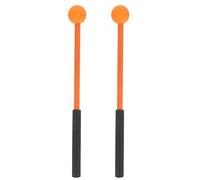 SOIMISS Mazas para Xilófono con Cabezal de Goma y Mango de Madera Baquetas Duraderas para Instrumentos de Percusión Mallets Ergonómicos para Marimba y Glockenspiel Uso Escolar y
