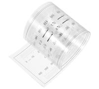 SOIMISS Medidor de Ancho de Grietas Transparente Doble Cara 0,15 Mm Regla de Medición Precisa para Inspección de Defectos Superficiales y Detección de Manchas Industrial Científica