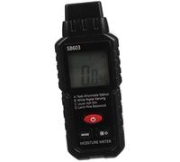 SOIMISS Medidor de Humedad Digital Portátil para Madera Papel y Plantas Pantalla LCD Retroiluminada Ligero y Ergonómico para Uso Carpintería Jardinería y Construcción