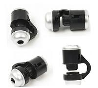 SOIMISS Microscopio Lupa de Aumento 30x para Teléfono Clip Desmontable y Luz Led Plástico Negro para Cámara de Celular Adecuado para Revisar Antigüedades y Sellos