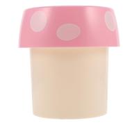 SOIMISS Mini Trash Can Desktop Cute Mushroom Shaped Countertop Waste Bin Small Makeup Brush Holder And Succulent Planter For Home Office Bedroom Desktop Organizer