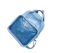 SOIMISS Mochila Escolar de Pvc para Niñas y Mujeres Mochila de Color Moderna para Libros y Viajes Bolso Escolar para Alumnas