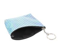 SOIMISS Monedero con Forma De Escamas De Pescado Mini Monedero Interactivo con Cadenas De Moda Telar De Gran Capacidad Alicates para Monedero Pequeños Soportes De Mimbre Cesta De