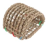 SOIMISS Nido De Ratán Mano Decoración De Jardín Exterior para Descansar Anidar y Criar Nido Colgante