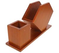 SOIMISS Organizador de Madera Multifuncional Vintage Caja de Servilletas y Dispensador de Palillos con Compartimentos para Sala Cocina y Oficina Diseño Compacto y Elegante