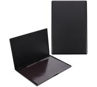 SOIMISS Paleta de Sombras de Ojos Magnética Negra de Abs Ligera y Resistente, Caja Vacía para Maquillaje DIY 2 Piezas Adecuado para Make Up On-the-go
