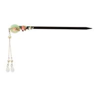 SOIMISS Palillo de Madera Cabello Mujer, Palillo Chino para Moños, Accesorio Tradicional de Madera Diseño Vintage Verde, Adecuado para Peinados Formales y Cabello Grueso, Horquilla