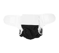 SOIMISS Pañal Lavable para Adultos, Pañal Reutilizable Transpirable, Tela Pul Forro de Lana, Negro, para Personas Mayores y Hombres