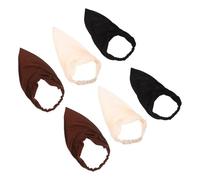 SOIMISS Pañuelos Pelo para Mujer 6 Piezas, Bufanda Triangular Grande Elástica de Algodón, Diadema Bohemia Antideslizante Lisa en Colores Neutros, Accesorio Transpirable para Deporte y Uso