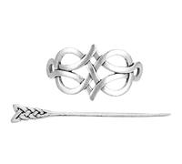 SOIMISS Pasador De Pelo Vintage Vikingo De Aleación Accesorio Ligero y Resistente Para Moños Sujetador De Cabello Para Mujeres Con Cabello Diseño Fácil De Deslizar y Seguro Para Peinados e