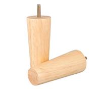 SOIMISS Patas de Madera para Muebles 4 Piezas Diseño Moderno y Elegante, Resistentes Grietas, Ideales para Mesas de Comedor y Escritorios