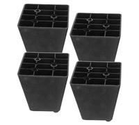 SOIMISS Patas de Plástico para Muebles 7,5 Cm Altura 4 Piezas Juego para Sofá Armario Mesa Soporte Resistente al Agua y Desgaste Instalación Rápida Uso Multiusos Hogar