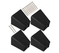 SOIMISS Patas de Sofá de Plástico Trapezoidales 9,3 Cm Alto, 4 Unidades, Elevadores Antideslizantes para Muebles, Repuesto para Sofá, Cama, Armario, Protección de Suelo en Hogar y