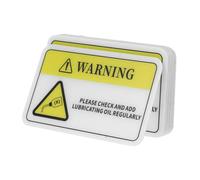 SOIMISS Pegatinas Adhesivas de Advertencia de Seguridad para Maquinaria, 10 Unidades Pvc 8x5 Cm, Señal de Precaución Industrial para Fábricas, Almacenes y Obras, Etiquetas Visibles
