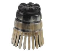 SOIMISS Peine De Masaje De Cuerno Natural Cabelludo Cepillo Desenredante De Cuerno De Exfoliante Herramienta De Masaje Guasha Peine Raspador Para El Baño