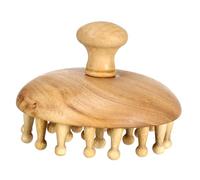 SOIMISS Peine De Masaje De Madera Cepillo De Relajación Multifuncional Para Cuidado Del Cabelludo Para Mujeres y Hombres Herramienta De Acupuntura Natural Para Aliviar El Estrés