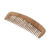SOIMISS Peine de Masaje Desenredante de Madera Natural Cuero Cabelludo Artesanal Diseño en Forma de Media Luna para Cabello Rizado y Liso para Uso y