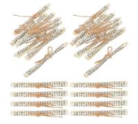 SOIMISS Pergamino para Mezuzá de Puerta Mesiánico 24 Piezas Bendición Judía Kosher para Decoración de Hogar Interior y Exterior Uso en Janucá y Eventos Religiosos