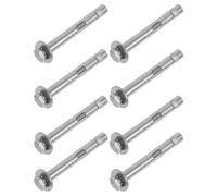 SOIMISS Pernos de Expansión M6 X 60 MM 8 Unidades de Acero Inoxidable 304 Tuerca Hexagonal Externa para Anclaje de Alta Resistencia en Paredes de Hormigón Ladrillo y Piedra Fijación