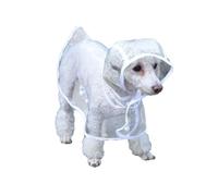 SOIMISS Pet Dog Raincoat EVA Transparente con Capucha para Perros Pequeños y Medianos Protección contra Lluvia Exterior