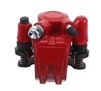 SOIMISS Pinza de Freno de Disco Hidráulica, Bomba de Freno para Atv y Motocicleta, Aleación y Plástico, Rojo, para Atv y Quad 50cc-250cc, Respuesta Rápida y Frenado Estable en Terrenos