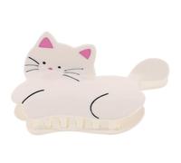 SOIMISS Pinza Pelo Forma de Garra de Gato Pequeña Blanca, Clip de Garra para Cabello de Mujer y Niña, Accesorio Ligero y Práctico para Peinados Diarios y Fiestas