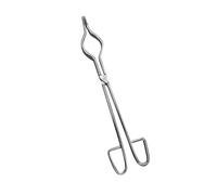 SOIMISS Pinzas para Crisol de Acero Inoxidable Abrazadera Resistente para Fundición y Laboratorio Herramienta Segura para Manipular Crisoles y Material Químico