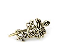 SOIMISS Pinzas Pelo de Metal Accesorios Creativos Estilo Vikingo Vintage, Pack de 2 Unidades, Fácil de Llevar para Mujeres y Niñas en Todas las Ocasiones