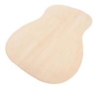 SOIMISS Placa de Cabeza de Guitarra Superficie en Blanco Forma de Calabaza de Madera Maciza Portátil para Guitarra Clásica y Folk para Bricolaje Creativo