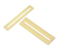 SOIMISS Protector de Diapasón Ranura de 3 Mm de Guitarra de Acero Inoxidable Dorado 2 Piezas Anchas y Estrechas para Accesorios de Mantenimiento
