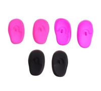 SOIMISS Protectores Auditivos de Silicona para Teñir el Cabello, 3 Pares, Orejeras Resistentes y Ligeras para Peluquería y Belleza, Accesorios Prácticos para Cuidado Color Color Aleatorio