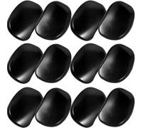 SOIMISS Protectores de Orejas para Peluquería y Teñido 20 Piezas Plástico Negro Ligero Práctico para Uso Personal y Profesional en Casa y Salón