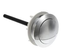 SOIMISS Pulsador de Doble Descarga Inodoro Botón de Descarga Redondo Accesorio de Plástico Duradero Compatible Inodoros Cerrados 1