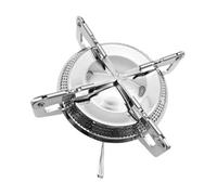 SOIMISS Quemador Ligero para Cocina de Camping Portátil de Aleación de Aluminio Resistente a Altas Temperaturas y Adecuado para Picnic y Senderismo al Aire Libre