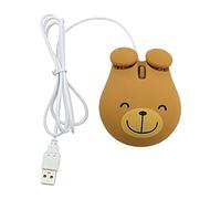 SOIMISS Ratón USB Ergonómico para Computadora Portátil Ratón Silencioso LED Mouse Adorable para Juegos y Oficina Diseño Cómodo Uso Multisectorial Color Rosa Cute