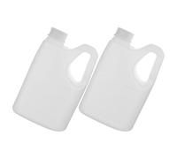 SOIMISS Recipientes para Jugo con Tapa y Asa Botellas Reutilizables de Plástico de 2L Juego de 2 Unidades Contenedores para Bebidas Frías Ideales para Picnic Viajes y Fiestas