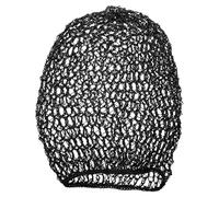 SOIMISS Red para Cabello Largo y Redecilla de Malla Reutilizable, Tamaño Único, Tejida a Mano, para Mujeres, Cabello Rizado, Uso en Dormir y Eventos, Color Negro, Ajuste Estable