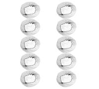 SOIMISS Redecillas Invisibles Cabello 100 Piezas 10 Pulgadas de Nailon Elástico Black para Azafatas y Enfermeras