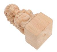 SOIMISS Remate de Madera Maciza para Barras de Cortina y Postes de Valla Decoración Estilo Puente Romano Diseño Elegante y Duradero Acabado