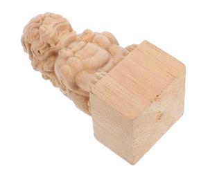 SOIMISS Remate de Madera Maciza para Barras de Cortina y Postes de Valla Decoración Estilo Puente Romano Diseño Elegante y Duradero Acabado