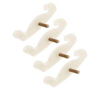 SOIMISS Reposapiés Antideslizantes para Hombro de Violín 1/4-1/8, 4 Piezas de Goma para Apoyo y Protección, Accesorio Reemplazo Cómodo para Sesiones Largas de Interpretación